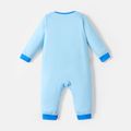 Batman Baby Boy/Girl Graphic Long-sleeve Jumpsuit Blue