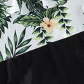 Look de família Plantas e flores tropicais Conjuntos de roupa para a família Fato de banho Branco image 4