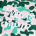 Toddler Girl Letter Camouflage Print Strap Design Short-sleeve Tee CAMOUFLAGE