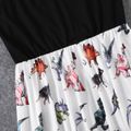 Fun Dinosour Family Matching Outfit Collection BlackandWhite image 4