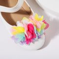 Toddler / Kid Colorful Floral Decor Mary Jane Shoes White