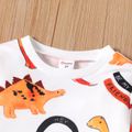 Toddler Boy Casual Animal Dinosaur Print Pullover Sweatshirt Multi-color