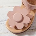 Toddler Patent Leather Floral Decor Pink Sandals Pink