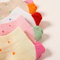 5-pairs Baby / Toddler / Kid Dots Pattern Mesh Breathable Socks Color-A