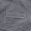 2pcs Toddler Boy Plaid Pocket Design Hooded Short-sleeve Tee and Elasticized Shorts Set BlackandWhite