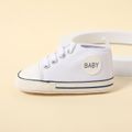 Baby / Toddler Letter Graphic Solid Prewalker Shoes White image 4