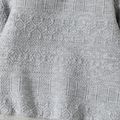 Toddler Boy Basic Solid Color Textured Pullover Sweatshirt gray image 5