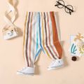 Baby Boy Colorful Striped Elasticized Waist Pants COLOREDSTRIPES