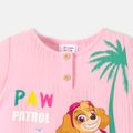 PAW Patrol Little Girl Skye Front Buttons 100% Cotton Jumpsuit Pink