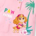 PAW Patrol Little Girl Skye Front Buttons 100% Cotton Jumpsuit Pink image 2