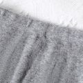 Kid Girl 100% Cotton Solid Color Knit Footie Tights Grey