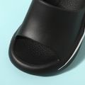 Toddler / Kid Simple Two Tone Slides Slippers Black