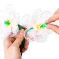 مجموعة مكعبات بناء زهور باقة زهور اصطناعية ذاتية الصنع ألعاب بناء مشروع إبداعي هدية للكبار والأطفال أبيض image 5