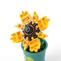 طوب صغير بونساي نموذج لبنة عدة لتقوم بها بنفسك شجرة بونساي محاكاة عصارية صغيرة الجسيمات زهرة ألعاب بناء نباتية اللون- أ image 5