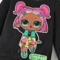 L.O.L. SURPRISE! Kid Girl Letter Characters Print Pullover Sweatshirt Black