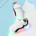 Toddler Two Tone LED Sneakers Black