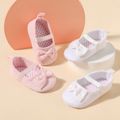 Baby / Toddler Polka Dots Pattern Bow Decor Prewalker Shoes White