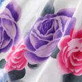 2 pezzi Bambini Vestito con gonna Ragazza Ipertattile Piante e fiori Viola image 5