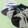 3 pares de meias com padrão de dinossauro bebê Cor-A image 2