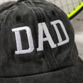 Family Matching Letter Embroidered Baseball Cap Dark Grey image 5