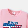 PAW Patrol Toddler Boy/Girl Brave and Free 4th of July Cotton Tee Pink