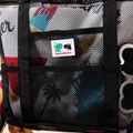 Portable Mesh Shoulder Tote Bag Travel Beach Bag for Mom and Me Black image 2