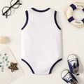 2-Pack Baby Girl 100% Cotton Anchor Print Sleeveless Tank Rompers Set ColorBlock image 3