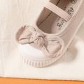 Toddler / Kid Bow Decor Elastic Strap Casual Shoes Apricot image 4