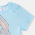 Looney Tunes Baby Girl/Boy Bunny und Tweety Kurzarm-T-Shirt hellblau
