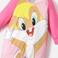 Looney Tunes Baby Girl/Boy Bunny Tweety Graphic Jumpsuit Light Pink image 2
