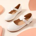 Toddler / Kid Crown Shape Decor White Flats Mary Jane Shoes White image 2