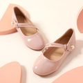 Toddler / Kid Faux Pearl Velcro Flats Mary Jane Shoes Pink