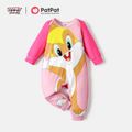 Looney Tunes Baby Girl/Boy Bunny Tweety Graphic Jumpsuit Light Pink