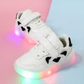 Toddler / Kid Cartoon Graphic Detail LED Casual Shoes Pink image 1
