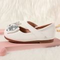Toddler / Kid Sequin Bow Decor Flats Mary Jane Shoes White image 4