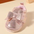 Baby / Toddler Bow Decor Gloss Prewalker Shoes Pink image 3