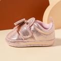 Baby / Toddler Bow Decor Gloss Prewalker Shoes Pink image 4