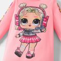 L.O.L. SURPRISE! Kid Girl Character Print Sweatshirt Dress Pink image 2