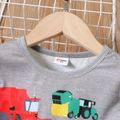 Toddler Boy Vehicle Print Long-sleeve Tee MiddleAsh image 5