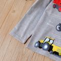 Toddler Boy Vehicle Print Long-sleeve Tee MiddleAsh