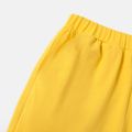 liga da justiça criança menino/menina super heróis logotipos clássicos calças de moletom de algodão Amarelo