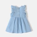 Peppa Pig Toddler Girl 100% Cotton Ruffle-sleeve Dress Blue