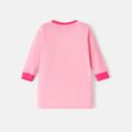 PAW Patrol Toddler Girl Allover Print Long-sleeve Sweatshirt Dress Light Pink image 3
