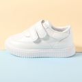 Toddler / Kid Dual Velcro Plain Sneakers White image 4