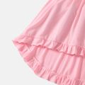 L.O.L. SURPRISE! Kid Girl 2-piece Kid Girl Ruffle Hi-Lo Dress and Allover Leggings Set Pink