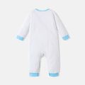 The Smurfs Baby Boy/Girl Cotton Long-sleeve Graphic Jumpsuit BLUEWHITE image 3