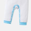 The Smurfs Baby Boy/Girl Cotton Long-sleeve Graphic Jumpsuit BLUEWHITE