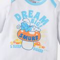 The Smurfs Baby Boy/Girl Cotton Long-sleeve Graphic Jumpsuit BLUEWHITE image 2