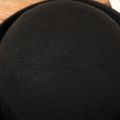 Toddler / Kid Wool Round Bowler Hat Solid Felt Derby Hat Black
