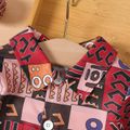قطعتان من السراويل القطنية للأطفال 100٪ ومجموعة قميص بأكمام طويلة مطبوع عليها كل انحاء زاهى الألوان image 3